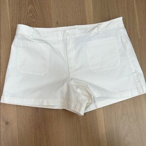 NWT! J Crew Women's White Shorts